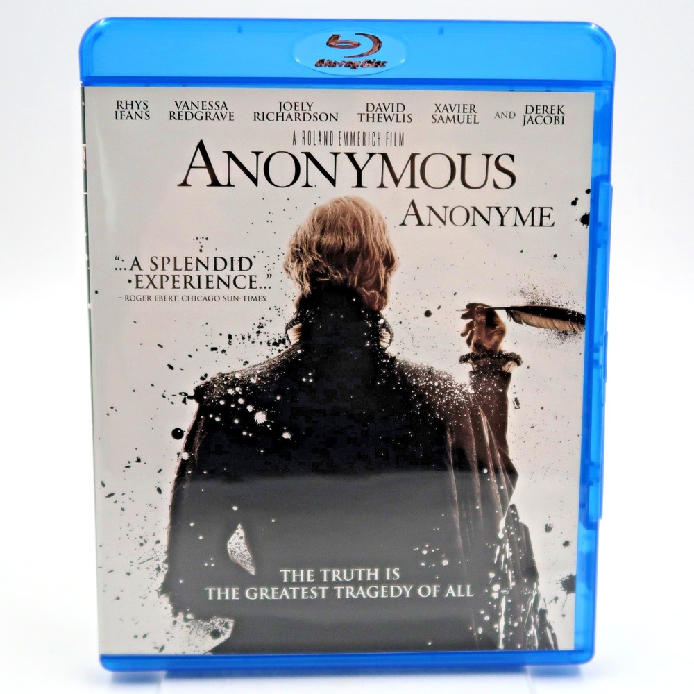 Anonymous Blu-ray 2011 Sony Pictures Historical Drama Movie PG Rhys Ifans